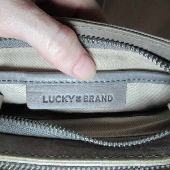 Lucky Brand Leather Crossbody Purse - Picture 12 of 15